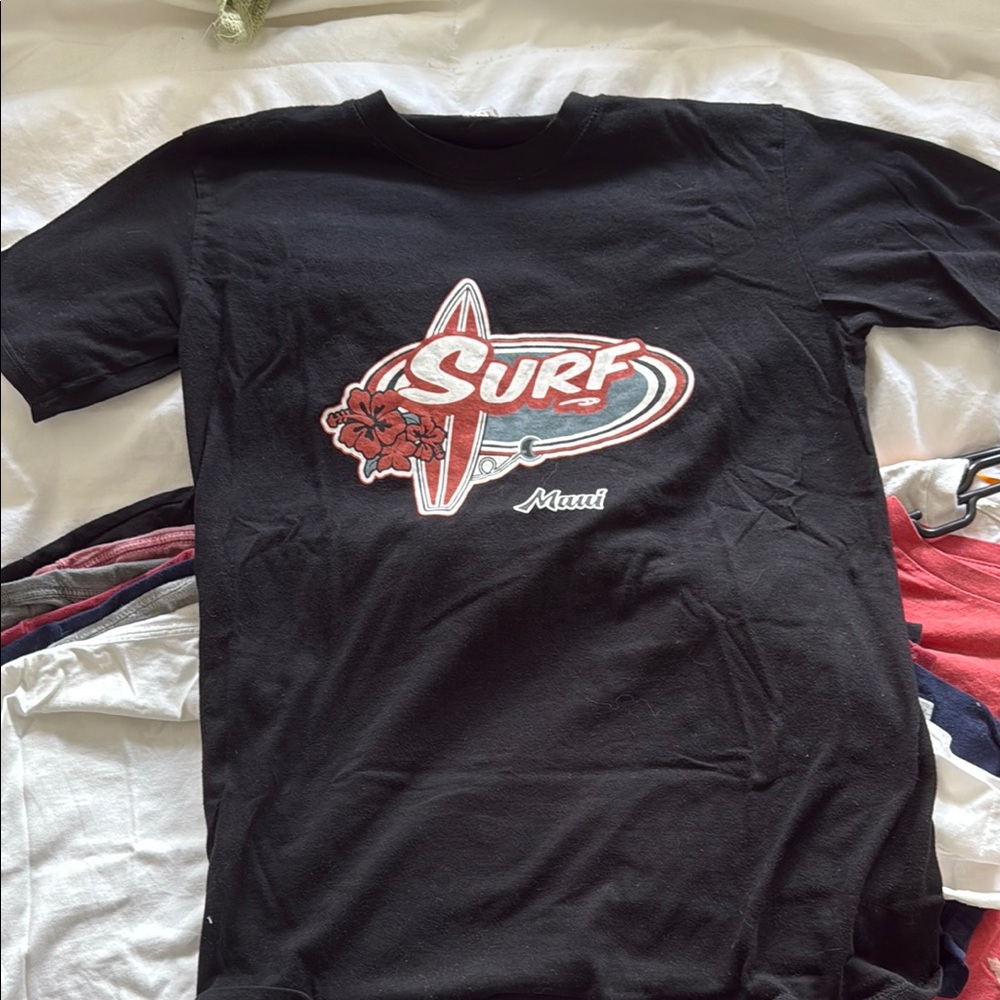 Black Surf Maui T-shirt